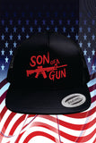 Son of a Gun Embroidered Hat | Snapback Patriotic Cap