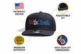 We The People Embroidered Hat | Snapback Yupoong / 9FIFTY Style | Patriotic Cap